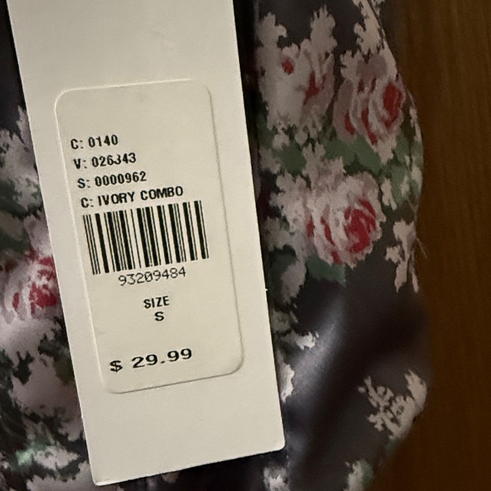 Urban Outfitters Ivory Combo Floral Bralet